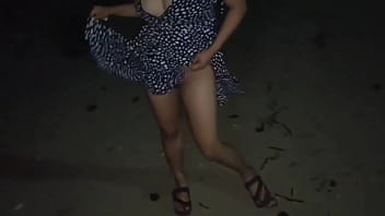Filipina Beach Encounter: Wild And Wet Under The Moonlight